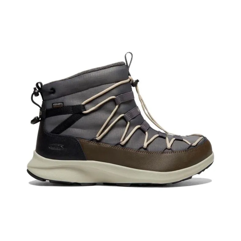 KEEN Uneek Snk Chukka WP Outdoor Shoes Men's Gray Black-1