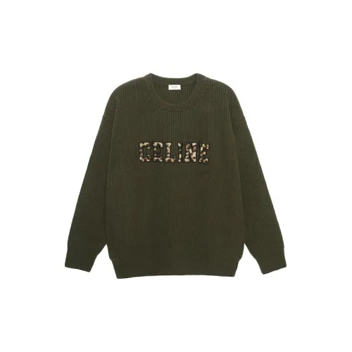 CELINE New Men'S Collection - Boy Doll Sweaters Men Green