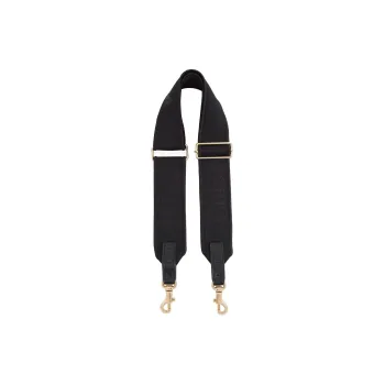 Chloe Canvas Blended With Polyester Bag Straps Women's Black