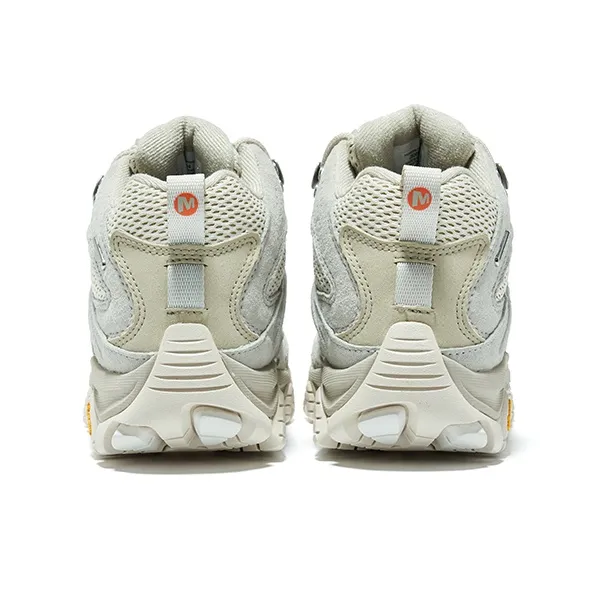 MERRELL MOAB 3 MID WP Slip Resistant, Abrasion Resistant, Breathable Mid Top Hiking Shoes Men's Ecru-3