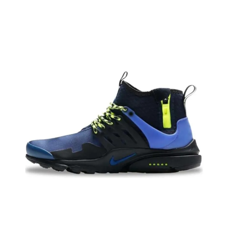 Nike Air Presto Mid Utility Navy Volt-0