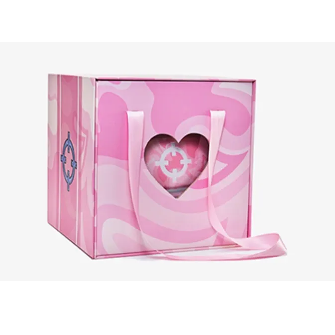 RIGORER Heart PU Basketball Pink Size 7 Ball Training Unisex-3