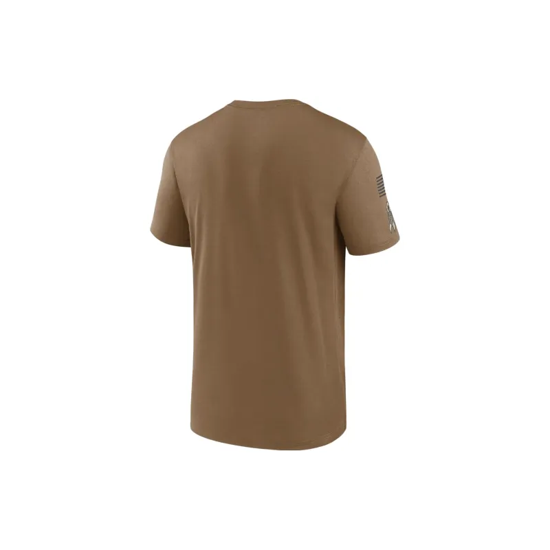 Nike T-Shirts Men Brown-1