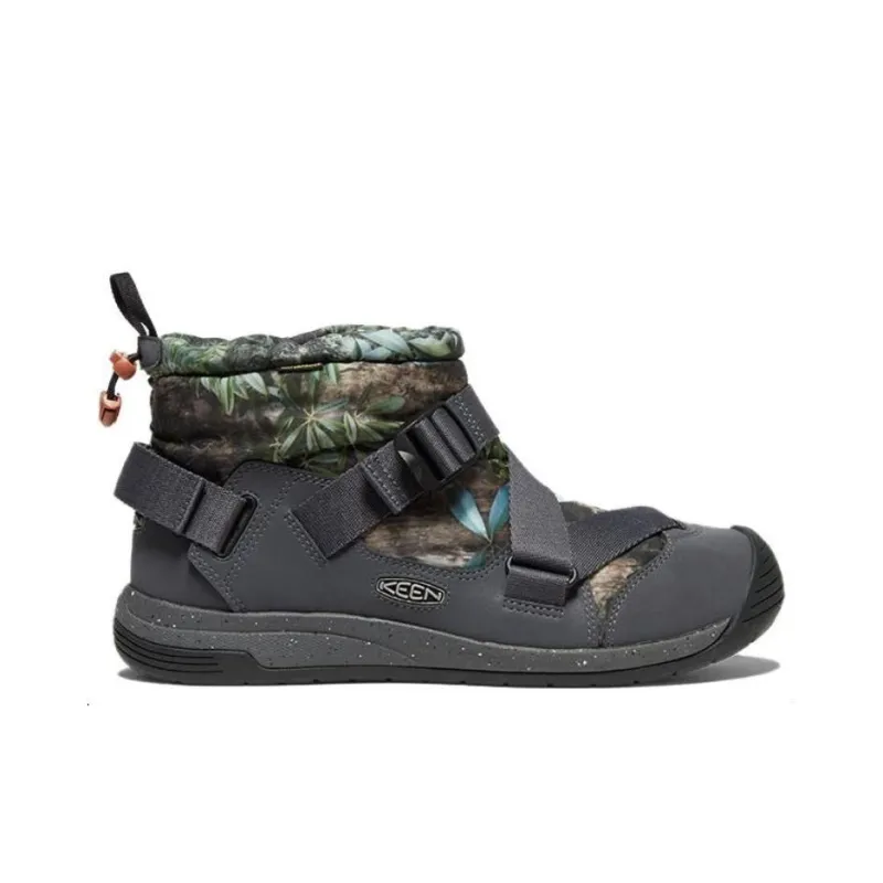 KEEN Hoodzerra Wear-resistant And Waterproof Mid-Top Outdoor Shoes Men's Green Camouflage-1