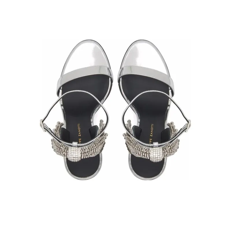 giuseppe zanotti Jamila 105mm Leather Sandals-4