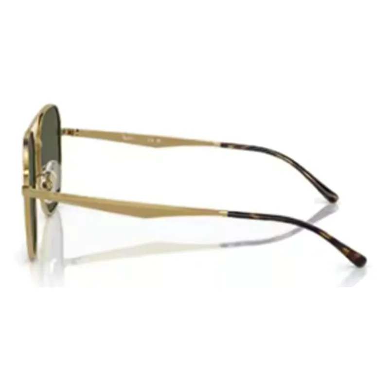 RayBan Metal Irregular Shape Sunglasses Men's Gold-2