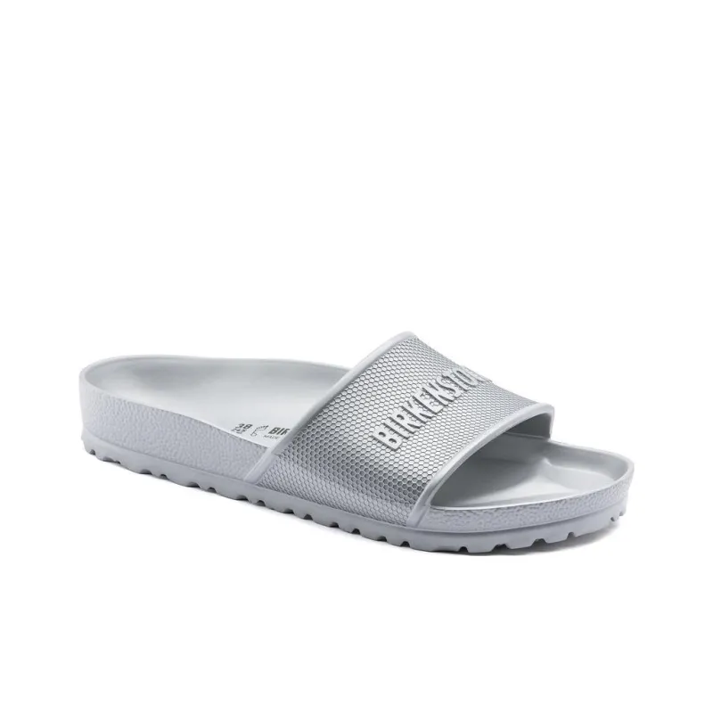 Birkenstock Slide Slippers Unisex Metallic Silver-1