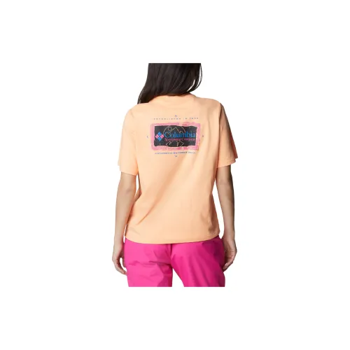 Columbia Winter T-Shirts Women's Peach Pink