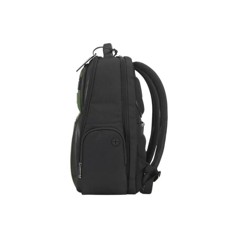 SAMSONITE Nylon With Cow Leather Backpack Regular Men's Dark Green-3