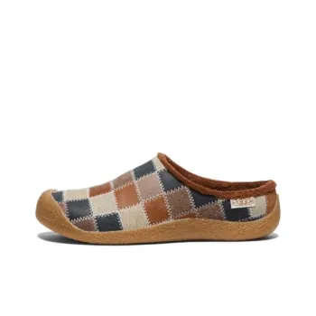 KEEN HOWSER HARVEST SLIDE LEA Durable Breathable Low-Top Casual Shoes Women's Brown