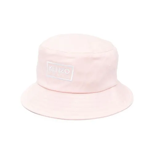 KENZO Kids Logo-embroidered Cotton Bucket Hat