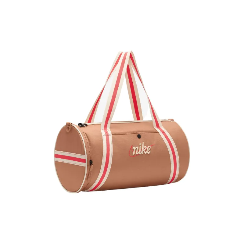 Nike Heritage Gym Bags Amber Brown & Bright Dark Red & Pomegranate Ice-1