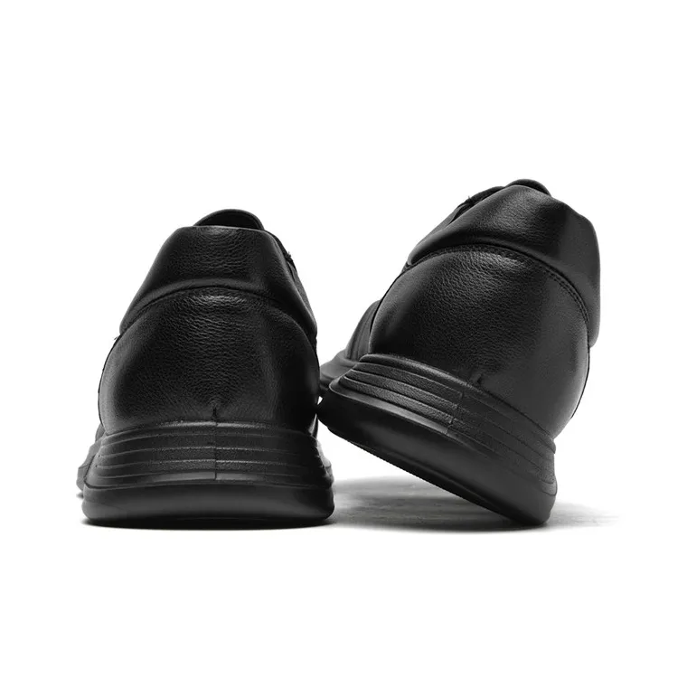 AOKANG Dress Shoes Men Low Top Black-2