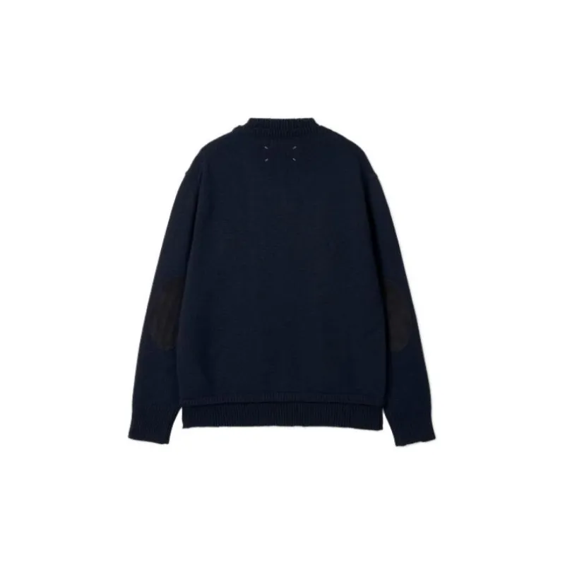 Maison Margiela Four Stitch V Neck Jumper-1