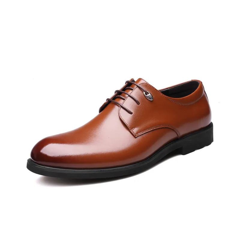 CHINT Dress Shoes Men Low Top Black/Brown-1