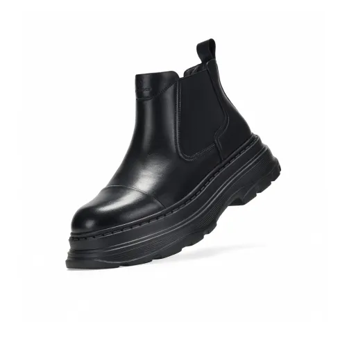 HALEBOSS Chelsea Boots Men Black