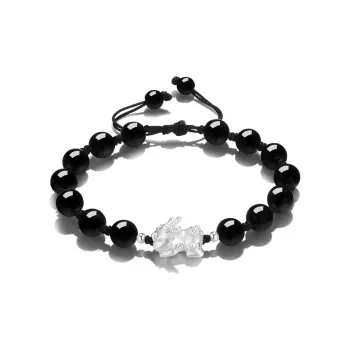 VANA Obsidian Jade Bracelets Unisex