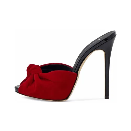 Giuseppe Zanotti Bridget 120mm Velvet Sandals