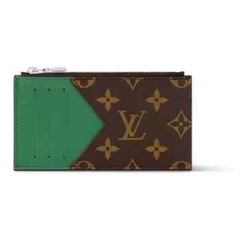 LOUIS VUITTON Coin Card Holder Colormania Green