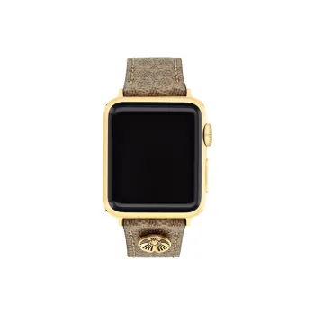 COACH Watch Band Apple Compatibility Cowhide Leather Material