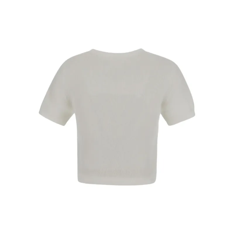 Maison Margiela V Neck Knit Top-1