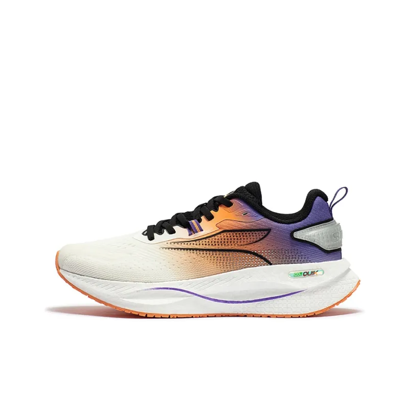 361° Cushioned Wear Resistant Breathable Lightweight Low Top Sprint Running Shoes Men's Sweet Pie Orange-0