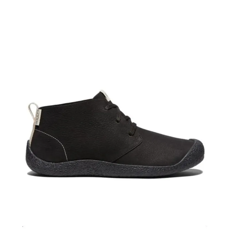 KEEN Mosey Chukka LEATHER Slip-Resistant Mid-Top Outdoor Shoes Men's Black-1