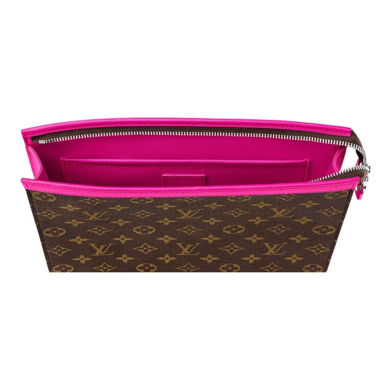 LOUIS VUITTON Pochette Voyage Mm Colormania Fuchsia-3
