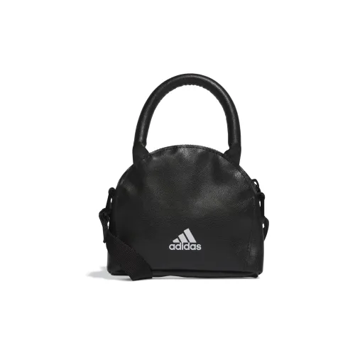 Adidas Polyurethane Artificial Leather Water Bottle Bag, Shoulder Bag, Crossbody Bag, Handbag Regular Unisex Black