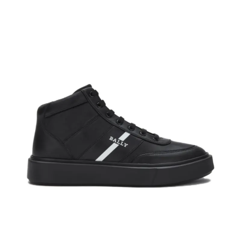 BALLY High Top Skateboard Shoes Men's Black-1