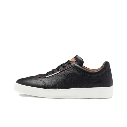 BALLY Low Top Skateboard Shoes Men's Black