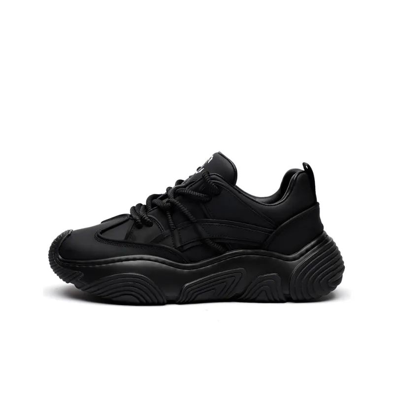 CHARRIOL Low-Top Chunky Sneakers Men's Black-0