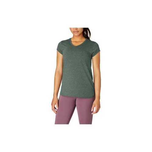 Asics HEATHER VNECK T-Shirts Women's Dark Green