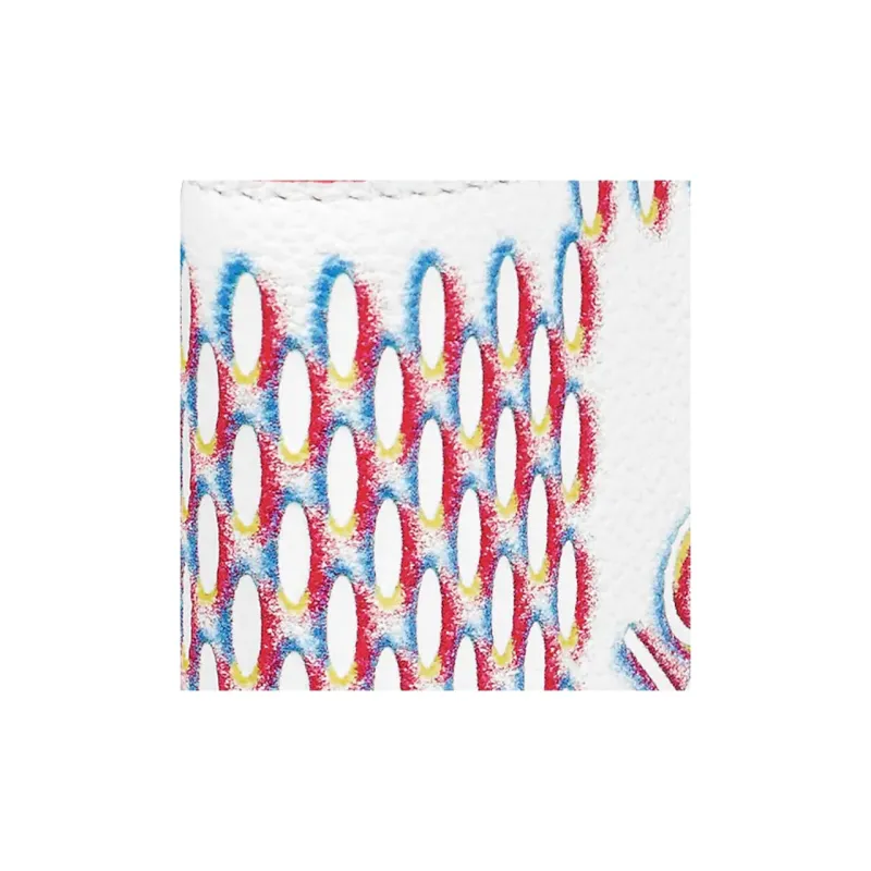 LOUIS VUITTON Multiple Wallet White Damier Spray-4