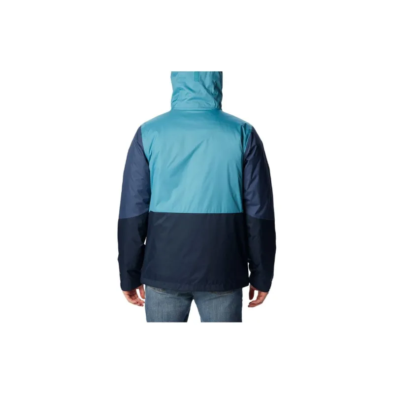 Columbia Waterproof And Breathable Windproof Windbreaker Jacket Men's Marine Blue-1