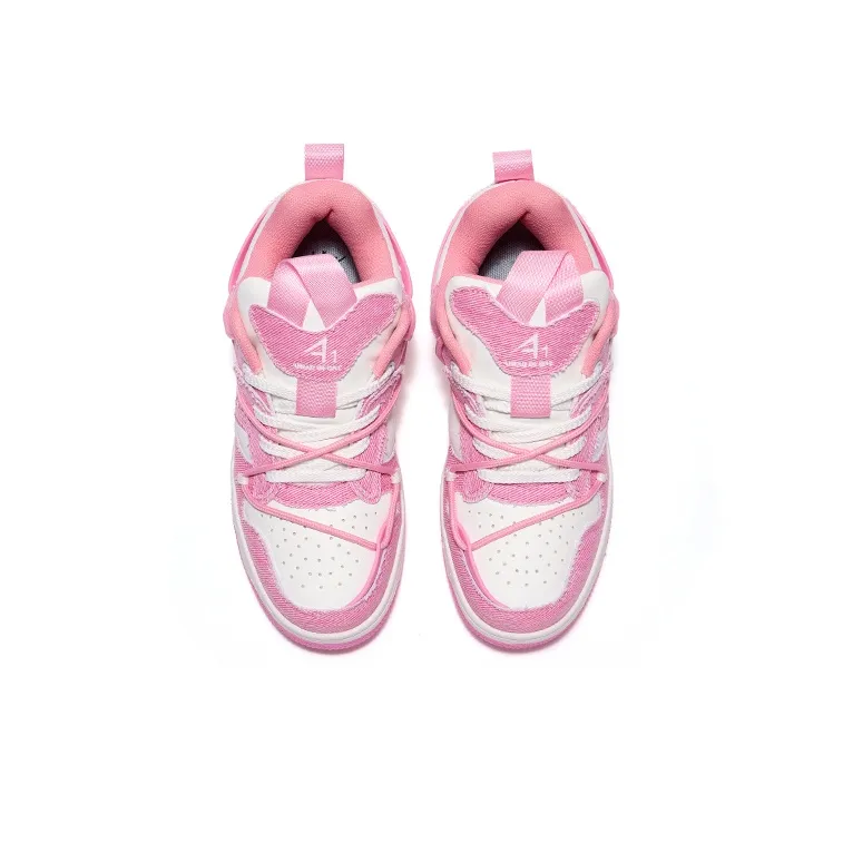 A1 Wear-Resistant Height Increasing Low-Top Puffy Skateboard Shoes Unisex-128