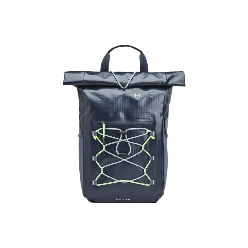 Under Armour Polyester Backpack Regular Unisex Downpour Gray-0