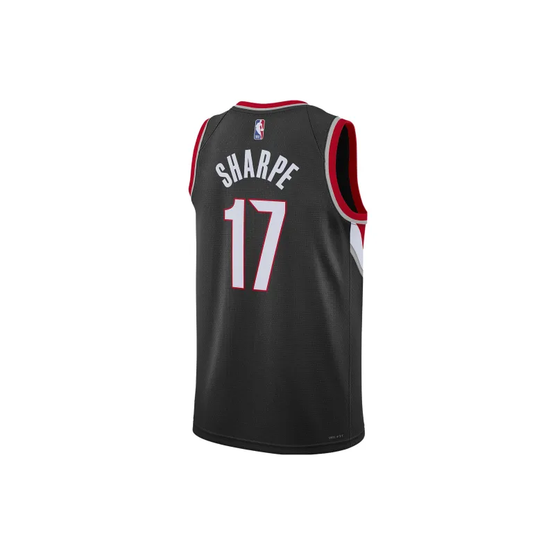 Nike Shaedon Sharpe Portland Trail Blazers 2024/25 Icon Edition Big Kids' Nike Nba Swingman Jersey-1