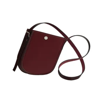 HERMES Perspective Cavaliere Togo Sombrero II Calfskin Hunter Cow Leather Shoulder Bag Crossbody Bag Women's Deep Red
