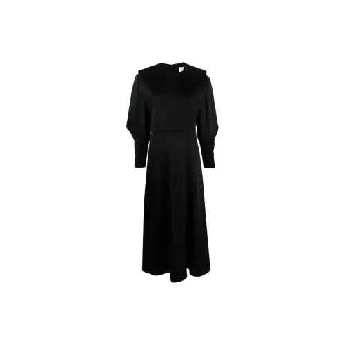 JIL SANDER Long-sleeve Belted Midi Dress