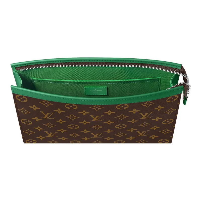 LOUIS VUITTON Pochette Voyage Mm Colormania Green-3