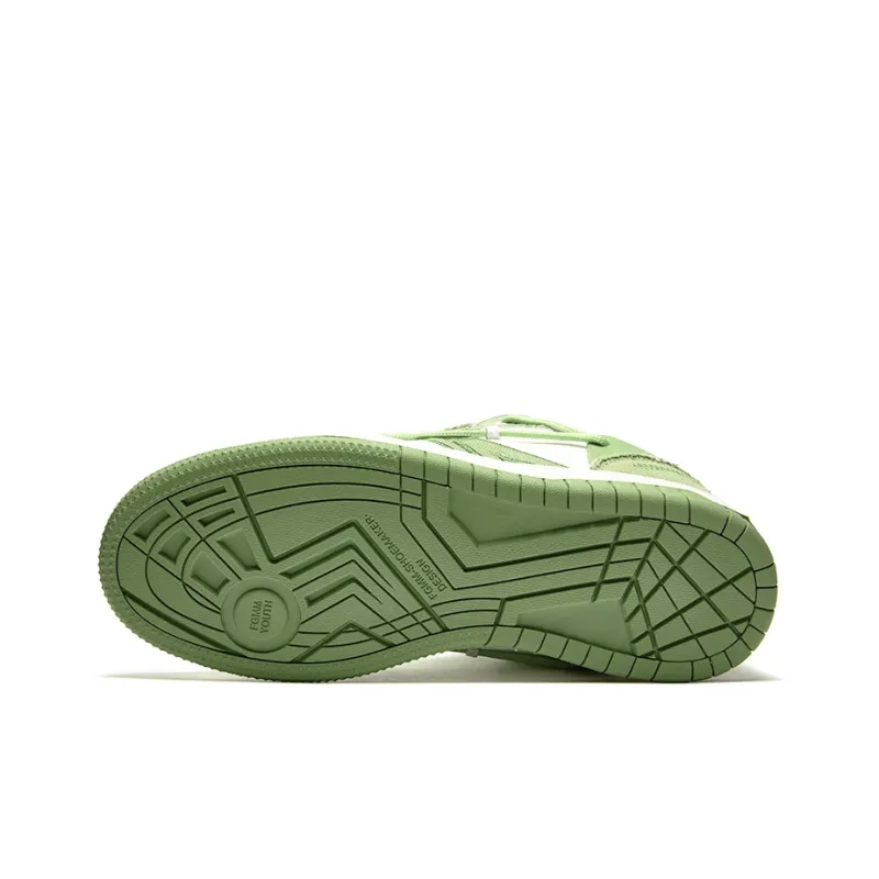 A1 Wear-Resistant Height Increasing Low-Top Puffy Skateboard Shoes Unisex-144
