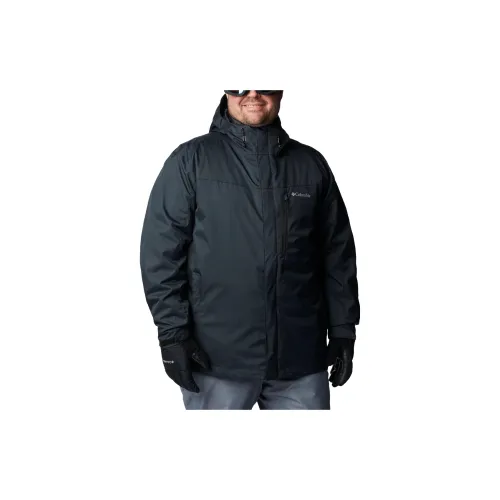 Columbia Watertight Windbreaker Jackets Men Heather Black