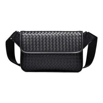 ALNI BITTON PU Leather Shoulder Bag Crossbody Bag Regular Men's Black/Gray