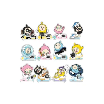 KAYOU Eggy Party Standee Party Artistic And Whimsical Edition Acrylic Stand Card Accessories Bag