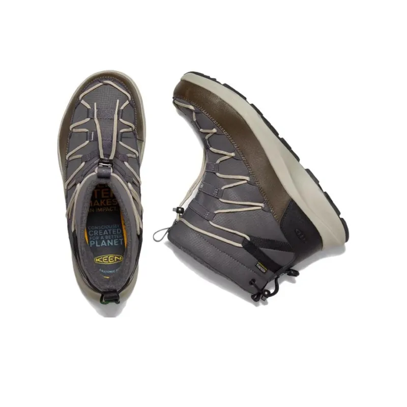 KEEN Uneek Snk Chukka WP Outdoor Shoes Men's Gray Black-2