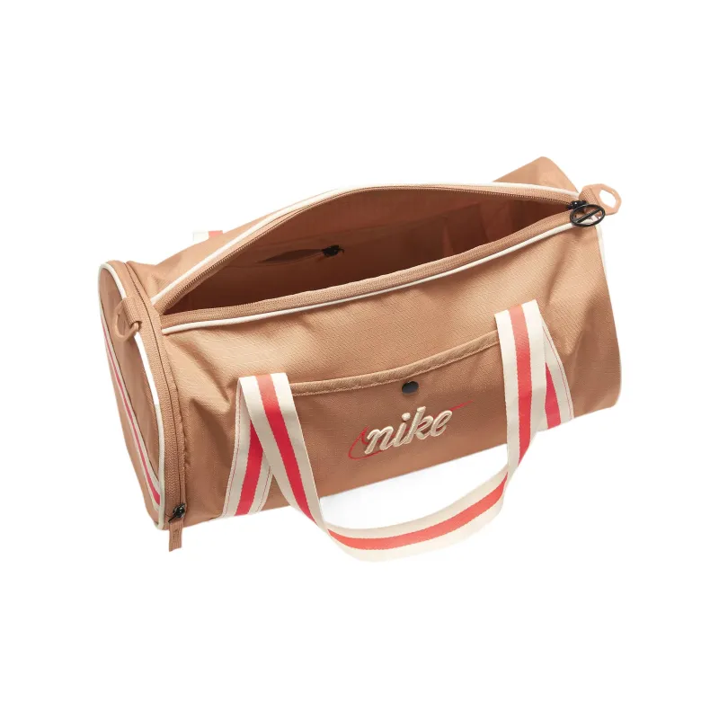 Nike Heritage Gym Bags Amber Brown & Bright Dark Red & Pomegranate Ice-3