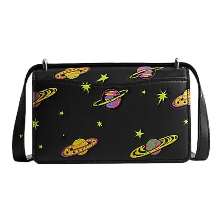 COACH Bandit Cow Leather Small Square Bag Shoulder Bag, Crossbody Bag Small Size Women's Black-2