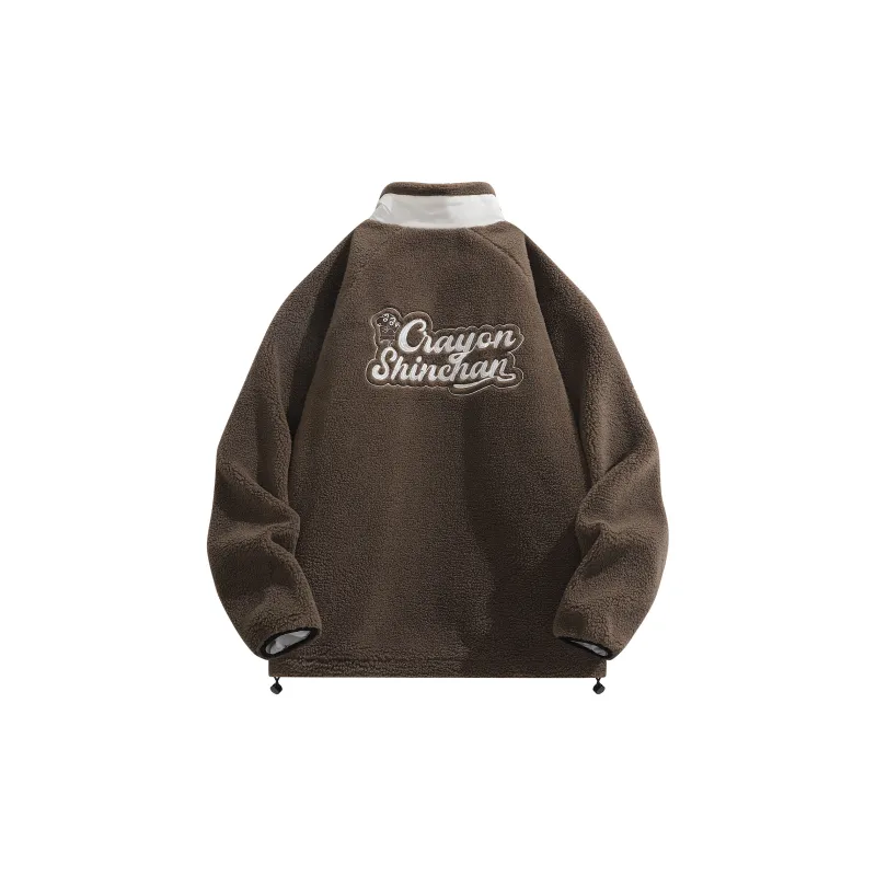 Crayon Shinchan Velvet feel Coat Unisex-4