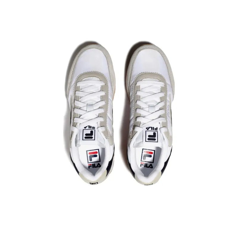 FILA Jogger Anti-Slip Wear-Resistant Low-Top Casual Running Shoes Unisex White Gray-3
